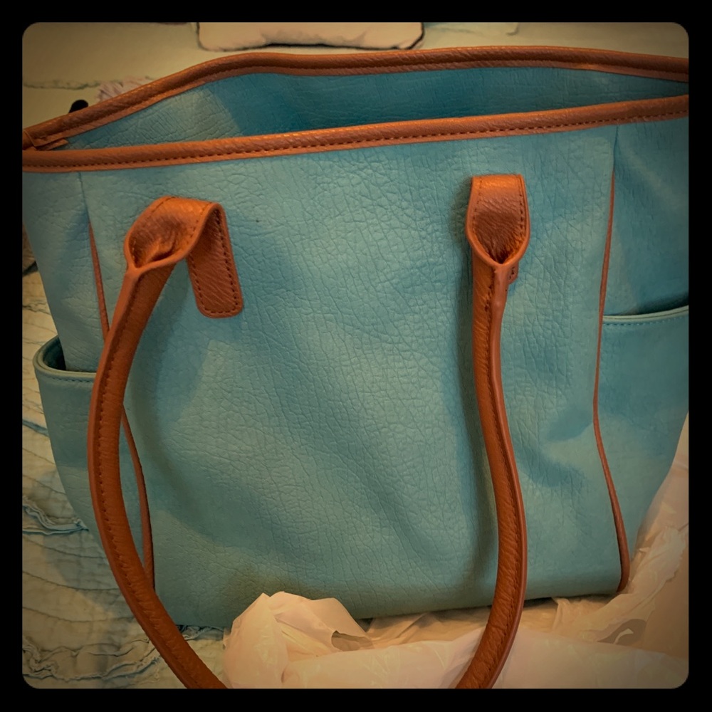 Handbag leather. Used one time for a wedding